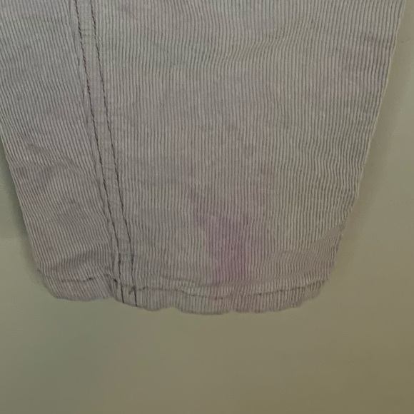 Flaw We The Free People Sun Chaser High Waist Corduroy Lilac Pants Size 28 - Picture 9 of 10